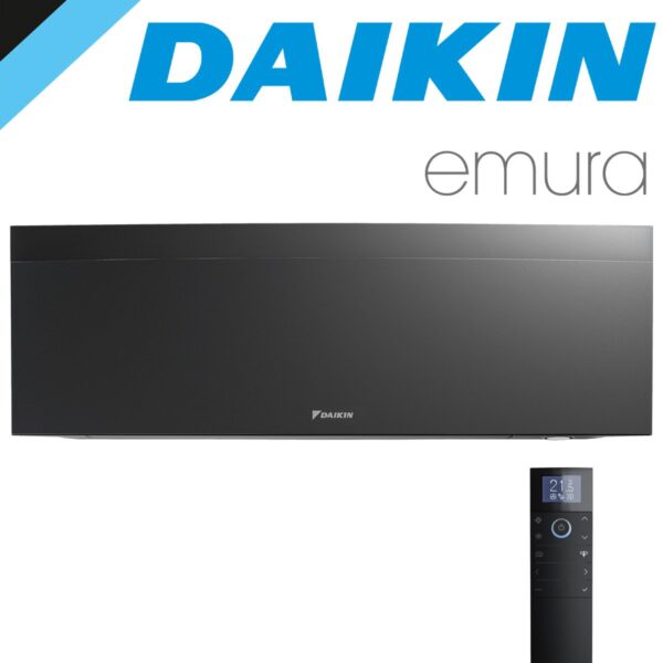 DAIKIN Emura 3 Wandgerät FTXJ20AB 2,0 kW | Mattschwarz""