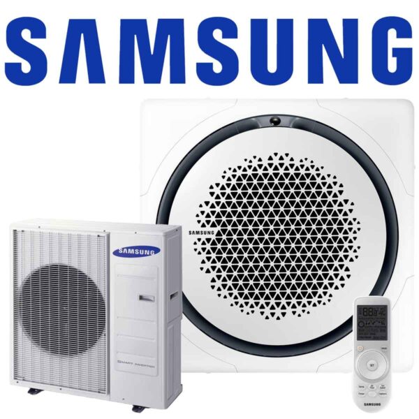 Samsung Singlesplit Set AC 100 WindFree 360° quadratisch Kassette...