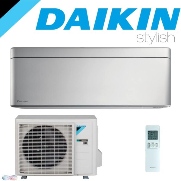 SET DAIKIN STYLISH Wandgerät Silber 4,2 kW""