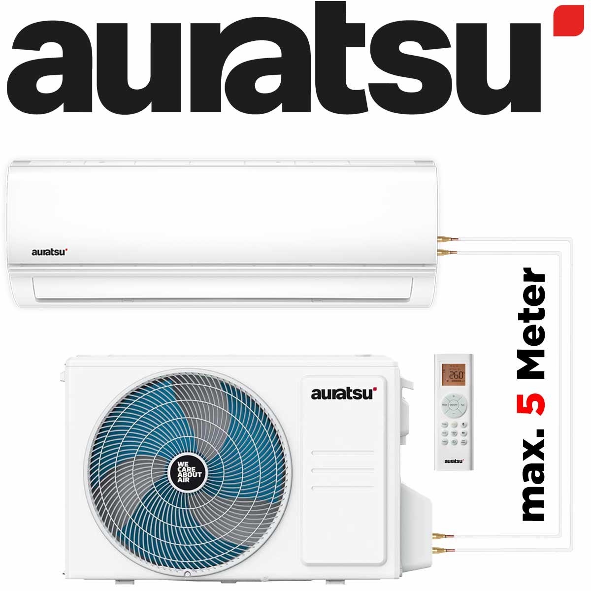 AURATSU Klimaanlage mit Montage innerhalb von 4 Wochen zum Festpreis"" 1 AURATSU Klimaanlage mit Montage innerhalb von 4 Wochen zum Festpreis""