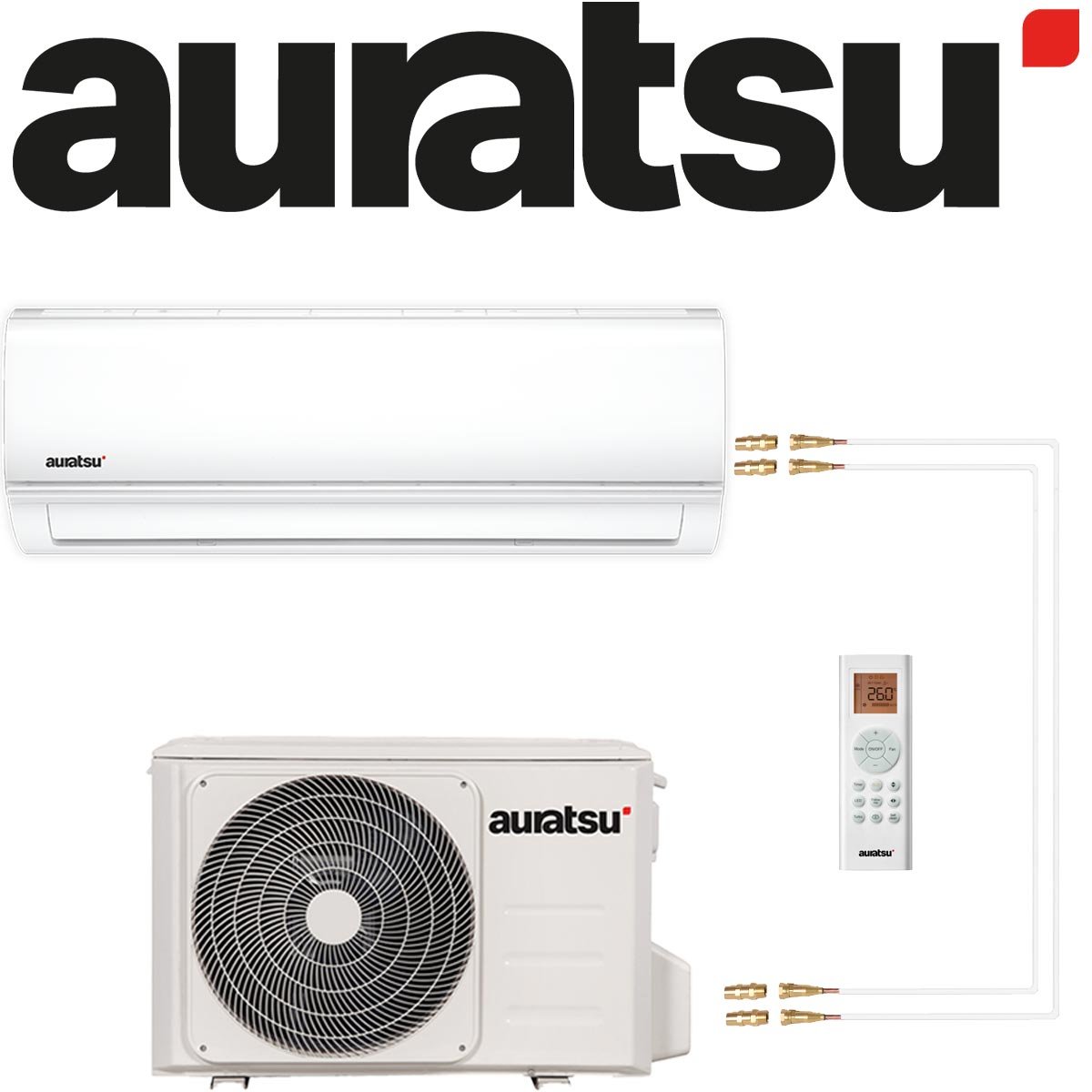 AURATSU Klimaanlage AWX-09 Set 2,6 kW mit Quick Connect"" 1 AURATSU Klimaanlage AWX-09 Set 2,6 kW mit Quick Connect""