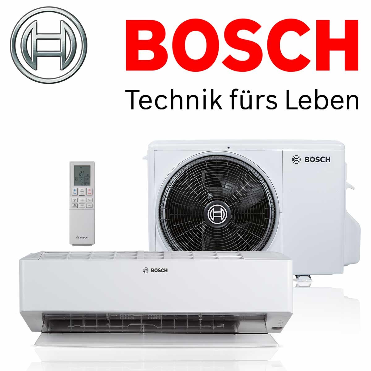 BOSCH Climate 6000i Set 25 E Singlesplit Klimaanlage 2,5 kW"" 1 BOSCH Climate 6000i Set 25 E Singlesplit Klimaanlage 2,5 kW""