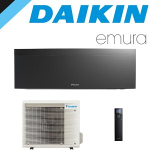DAIKIN Emura 3 2,0 kW Singlesplit Set | Mattschwarz | FTXJ20AB +...