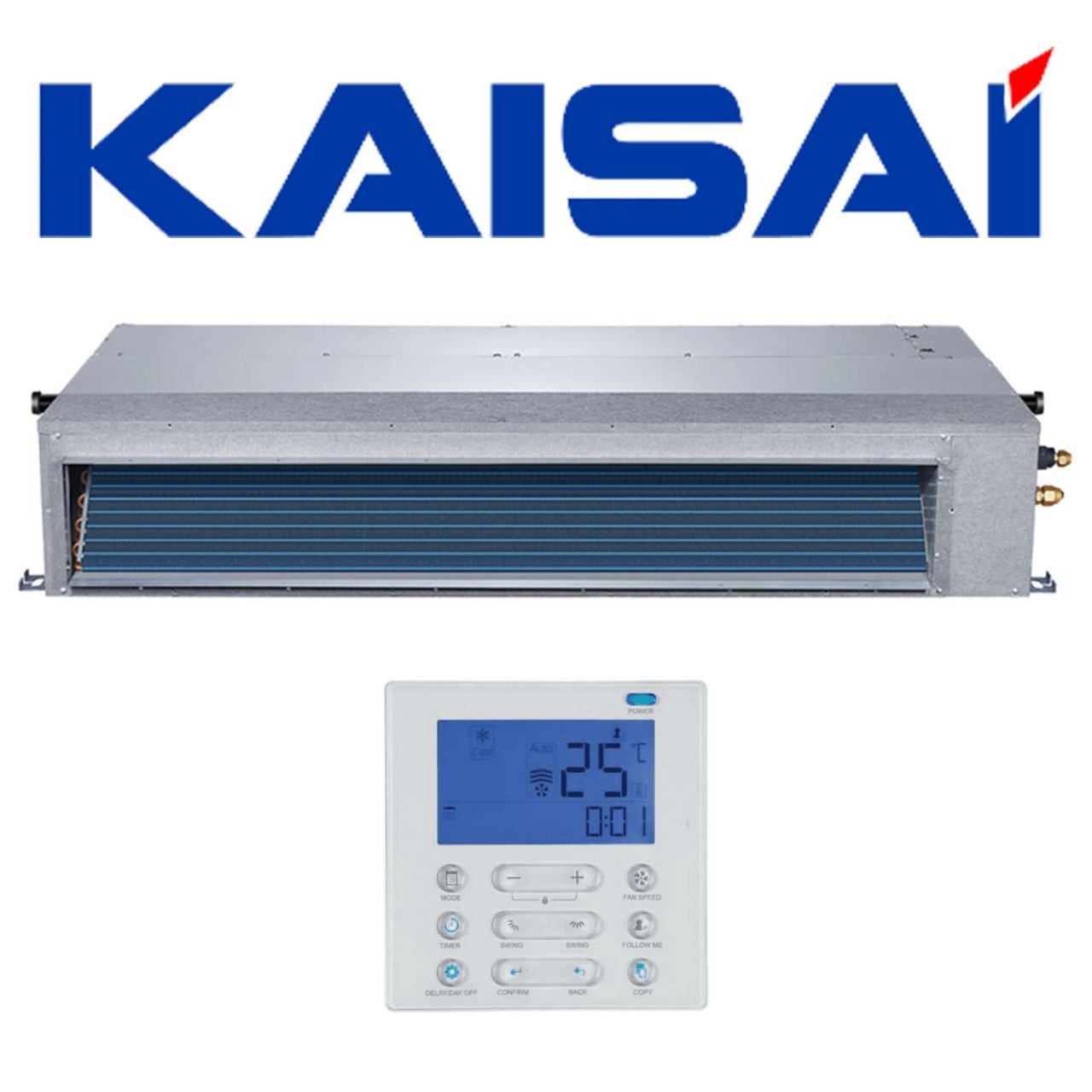 KAISAI KTI-48 Kanalgerät 14,1 kW"" 1 KAISAI KTI-48 Kanalgerät 14,1 kW""