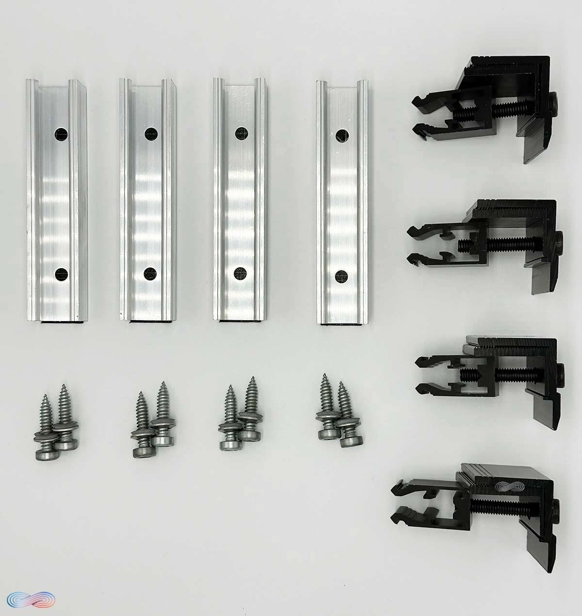 Solarpanel Halterung-Set für Trapezblech-Dach | Set für 1x PV-Modul"" 1 Solarpanel Halterung-Set für Trapezblech-Dach | Set für 1x PV-Modul""