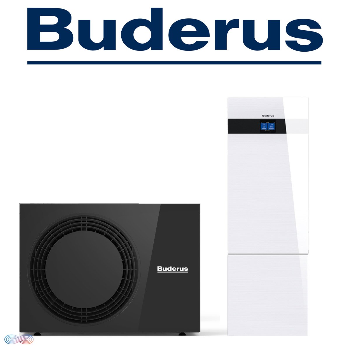 Buderus Luft-Wasser Wärmepumpe SET 9,6 kW | Logaplus M WLW176i AR... 1 Buderus Luft-Wasser Wärmepumpe SET 9,6 kW | Logaplus M WLW176i AR...