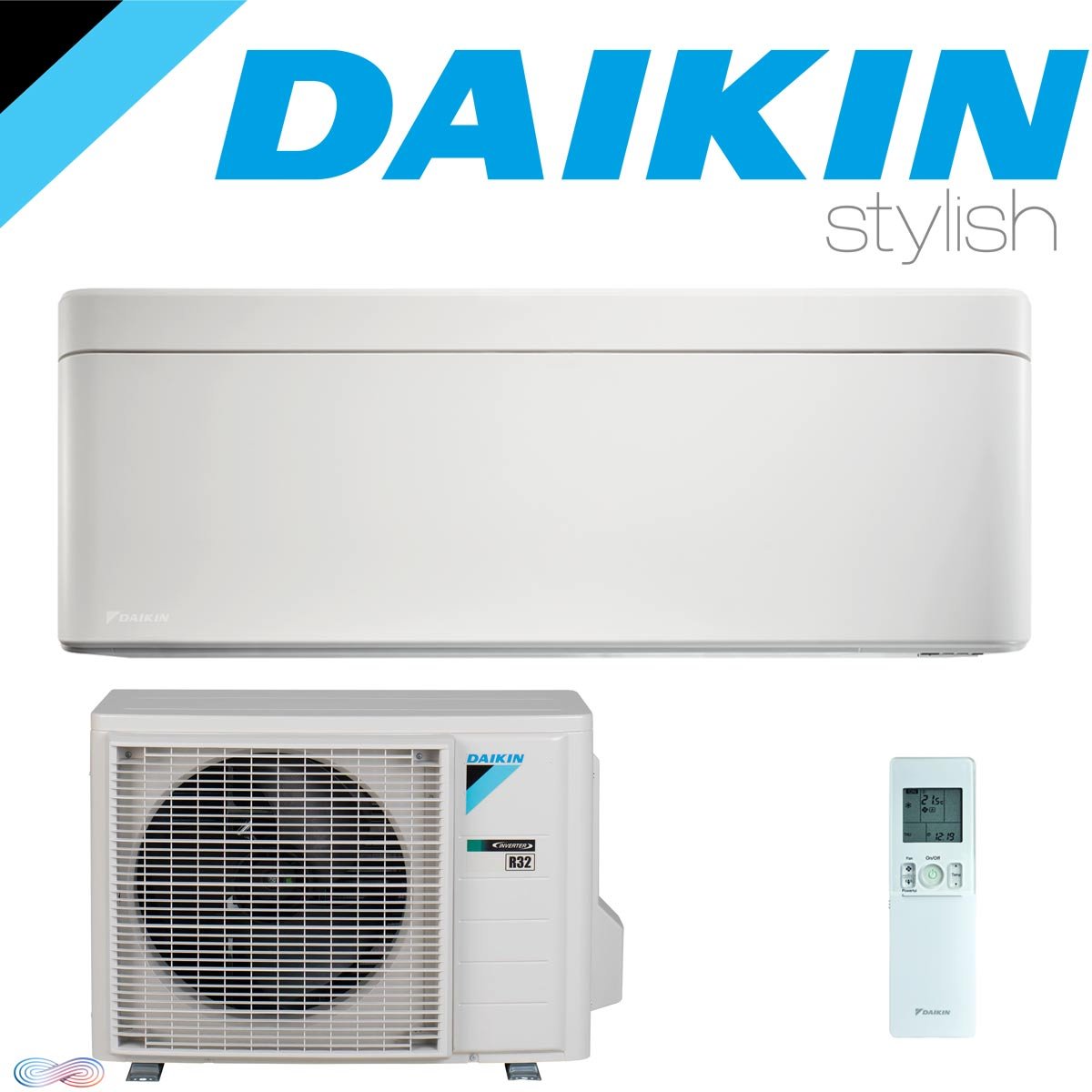 SET DAIKIN STYLISH Wandgerät Weiß 2,5 kW"" 1 SET DAIKIN STYLISH Wandgerät Weiß 2,5 kW""