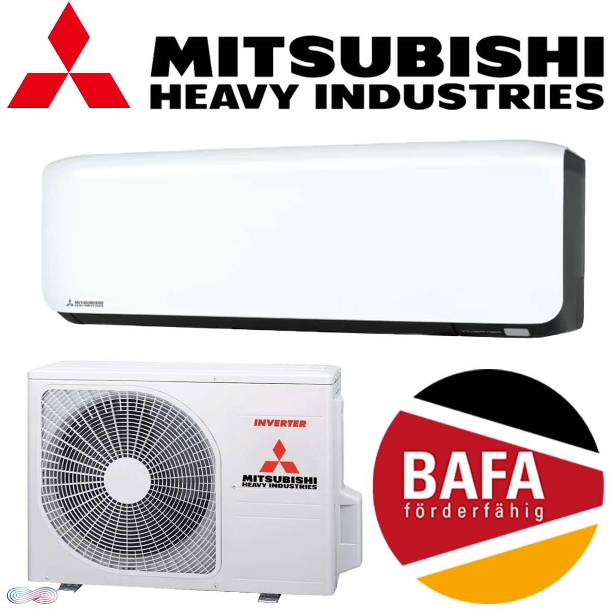 Mitsubishi Heavy Klimaanlage SRK35ZS-WFB 3,5 kW | BAFA förderfähig"" 1 Mitsubishi Heavy Klimaanlage SRK35ZS-WFB 3,5 kW | BAFA förderfähig""