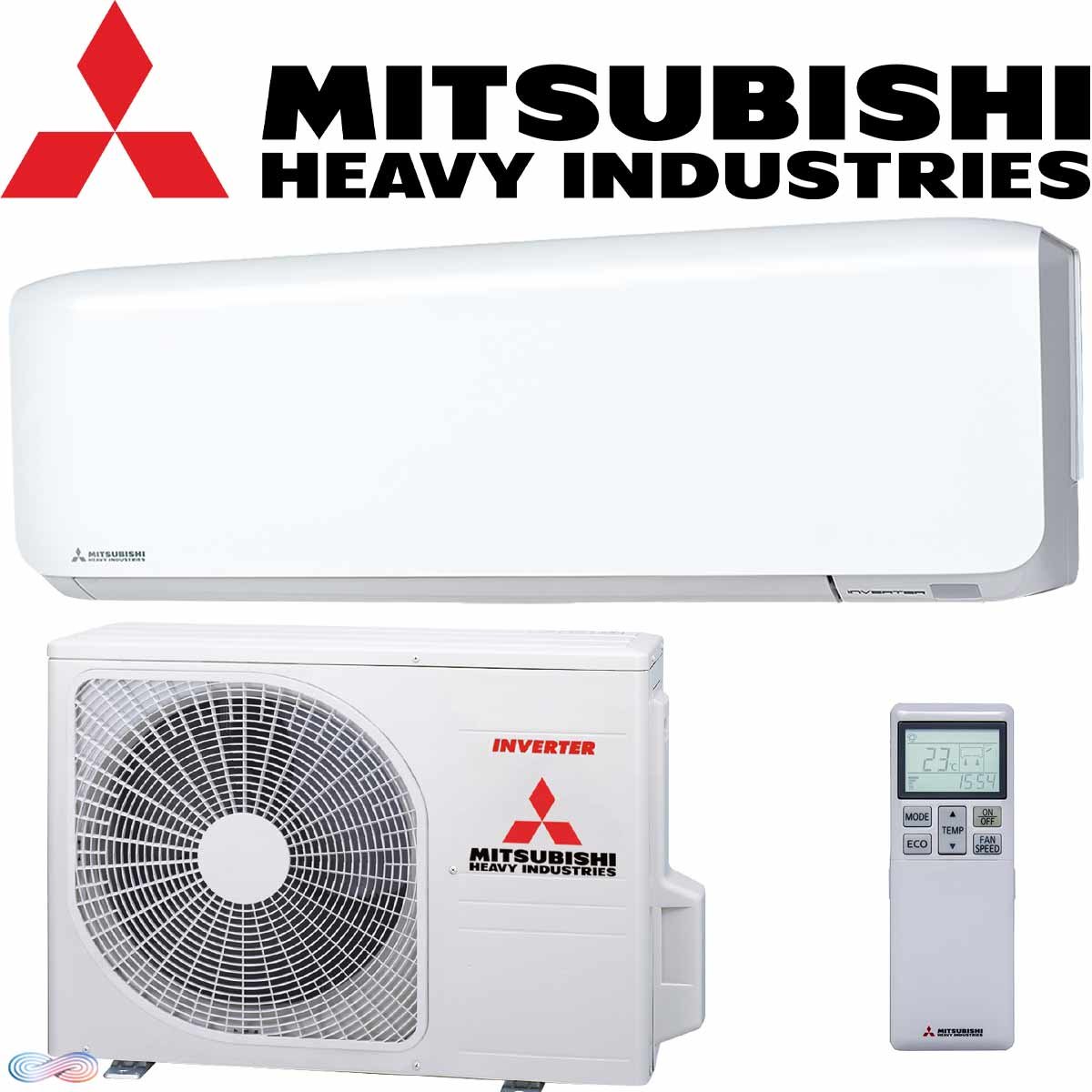Mitsubishi Heavy Klimaanlage 2 kW SRK20ZS-WF weiß | Singlesplit Set"" 1 Mitsubishi Heavy Klimaanlage 2 kW SRK20ZS-WF weiß | Singlesplit Set""