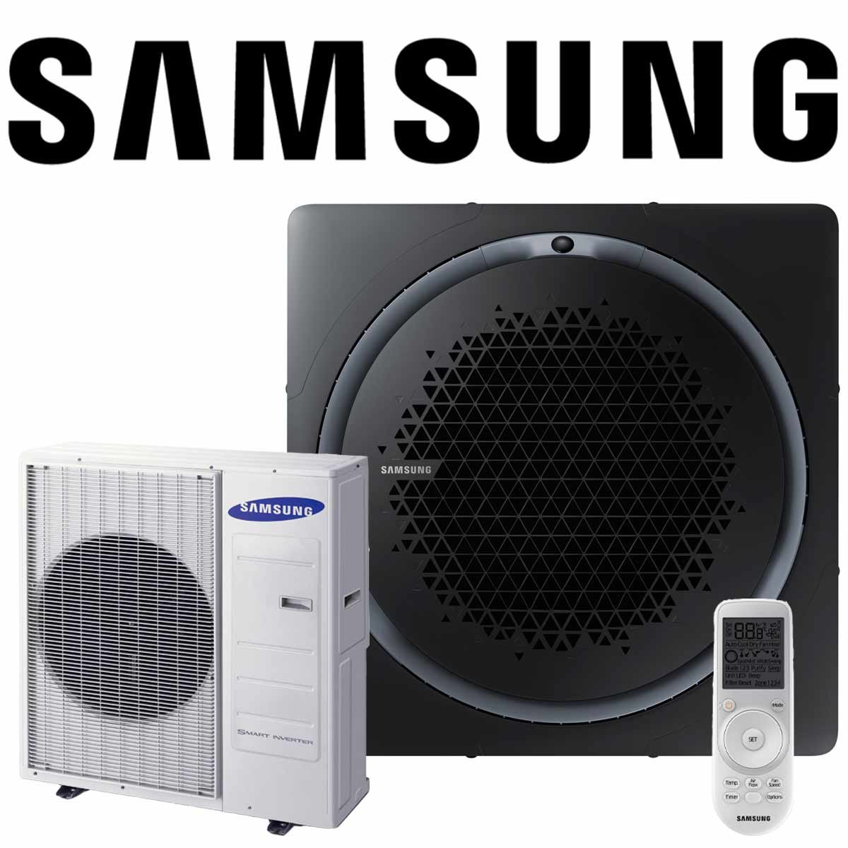 Samsung Singlesplit Set AC 071 WindFree 360° quadratisch Kassette... 1 Samsung Singlesplit Set AC 071 WindFree 360° quadratisch Kassette...