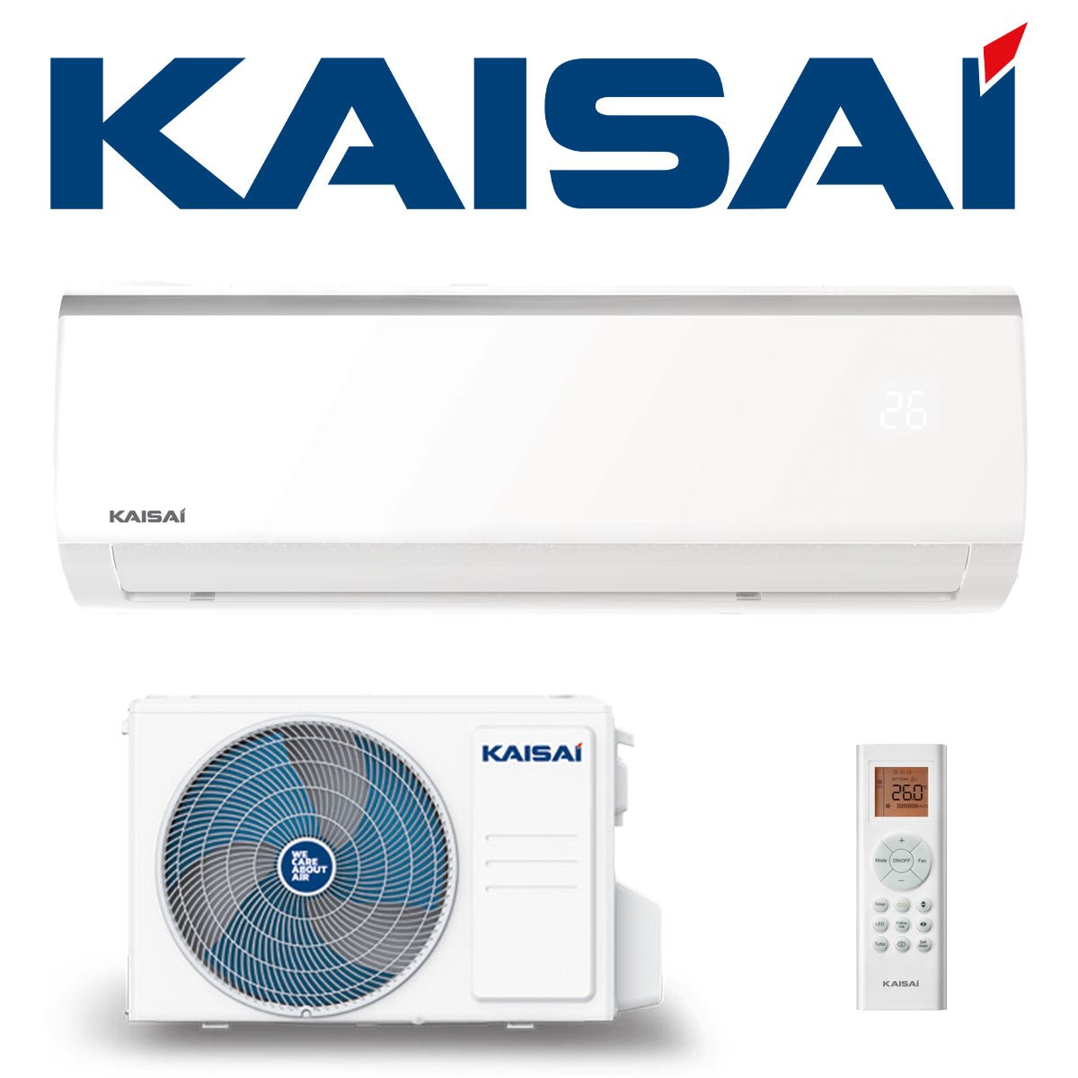 KAISAI FLY Klimaanlage SET KWX-09HRH mit Wandgerät 2,6kW"" 1 KAISAI FLY Klimaanlage SET KWX-09HRH mit Wandgerät 2,6kW""