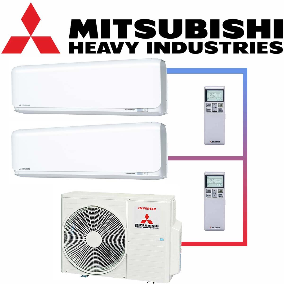 Mitsubishi Heavy Klimaanlage 2,5 kW & 3,5 kW Wandgerät SRK-ZSX-WFB... 1 Mitsubishi Heavy Klimaanlage 2,5 kW & 3,5 kW Wandgerät SRK-ZSX-WFB...