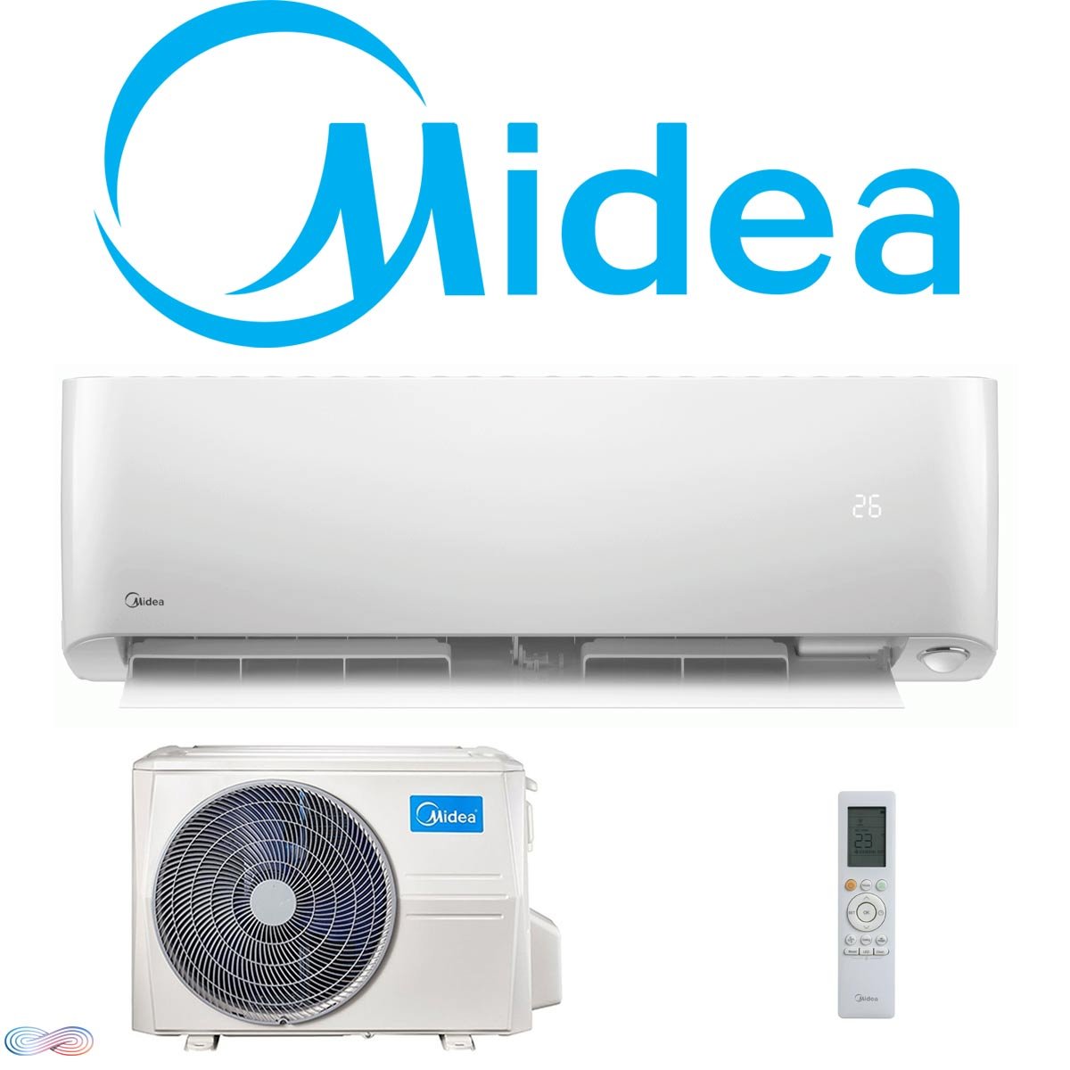Midea Klimaanlage Oasis Plus 09 2,6 kW | Singlesplit Set"" 1 Midea Klimaanlage Oasis Plus 09 2,6 kW | Singlesplit Set""