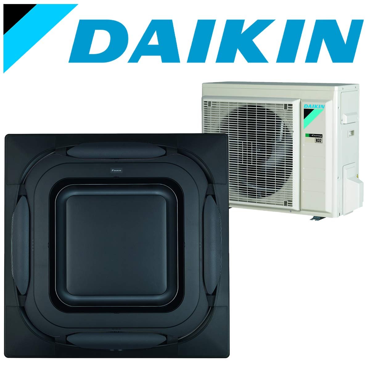 SET DAIKIN Roundflow FCAG 5,7 kW Deckenkassette Design-Blende... 1 SET DAIKIN Roundflow FCAG 5,7 kW Deckenkassette Design-Blende...