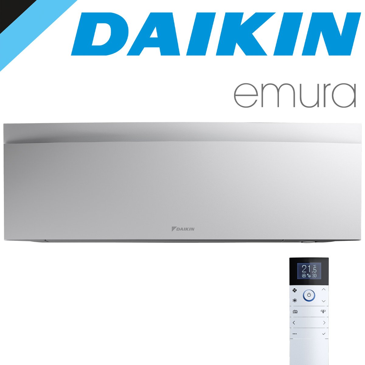 DAIKIN Emura 3 Wandgerät FTXJ25AW 2,5 kW | Mattweiß"" 1 DAIKIN Emura 3 Wandgerät FTXJ25AW 2,5 kW | Mattweiß""