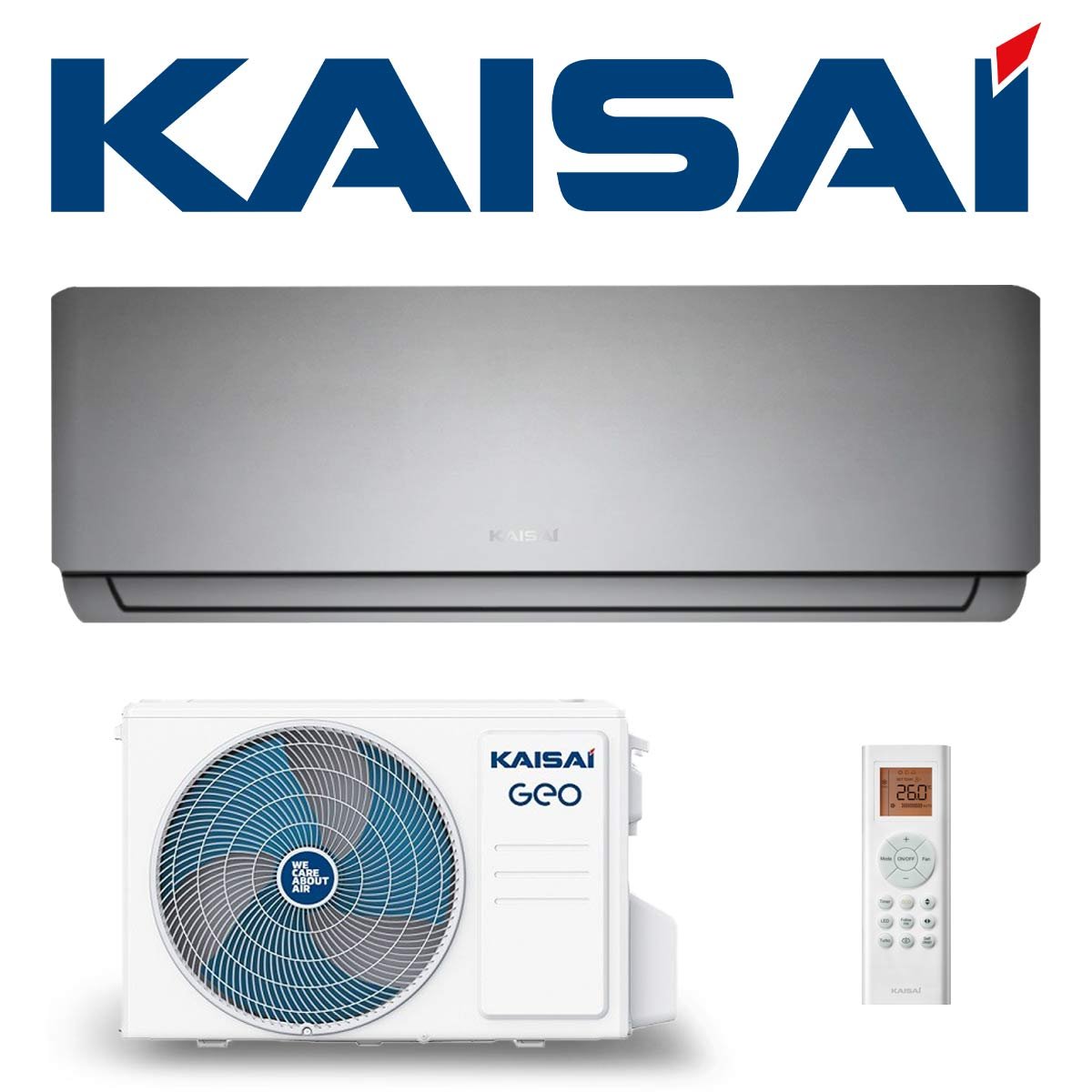 KAISAI GEO Singlesplit Set 3,5 kW | KGE-12GRGI + KGE-12GRGO"" 1 KAISAI GEO Singlesplit Set 3,5 kW | KGE-12GRGI + KGE-12GRGO""