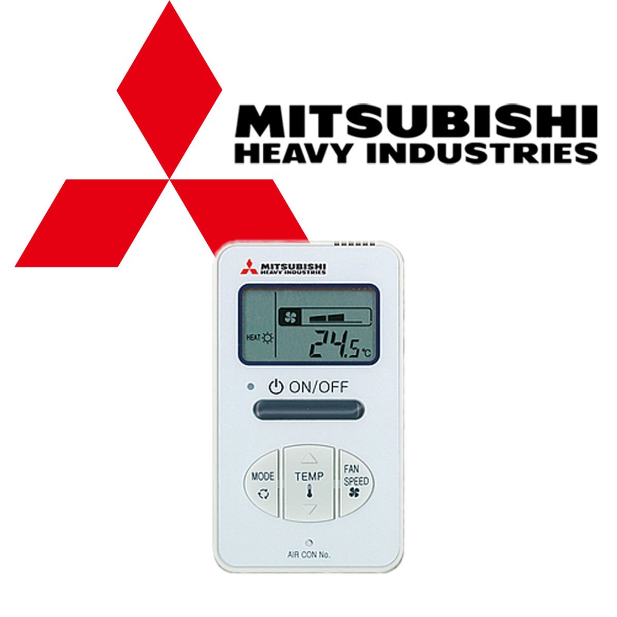 MITSUBISHI Hotel-Kabelfernbedienung RCH-E3"" 1 MITSUBISHI Hotel-Kabelfernbedienung RCH-E3""