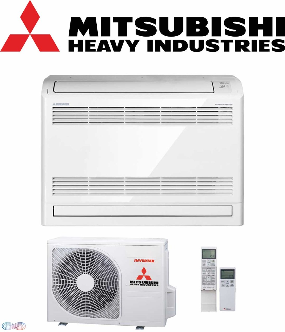 Mitsubishi Heavy SET SRF35ZS-W 3,5 kW | Truhengerät"" 1 Mitsubishi Heavy SET SRF35ZS-W 3,5 kW | Truhengerät""