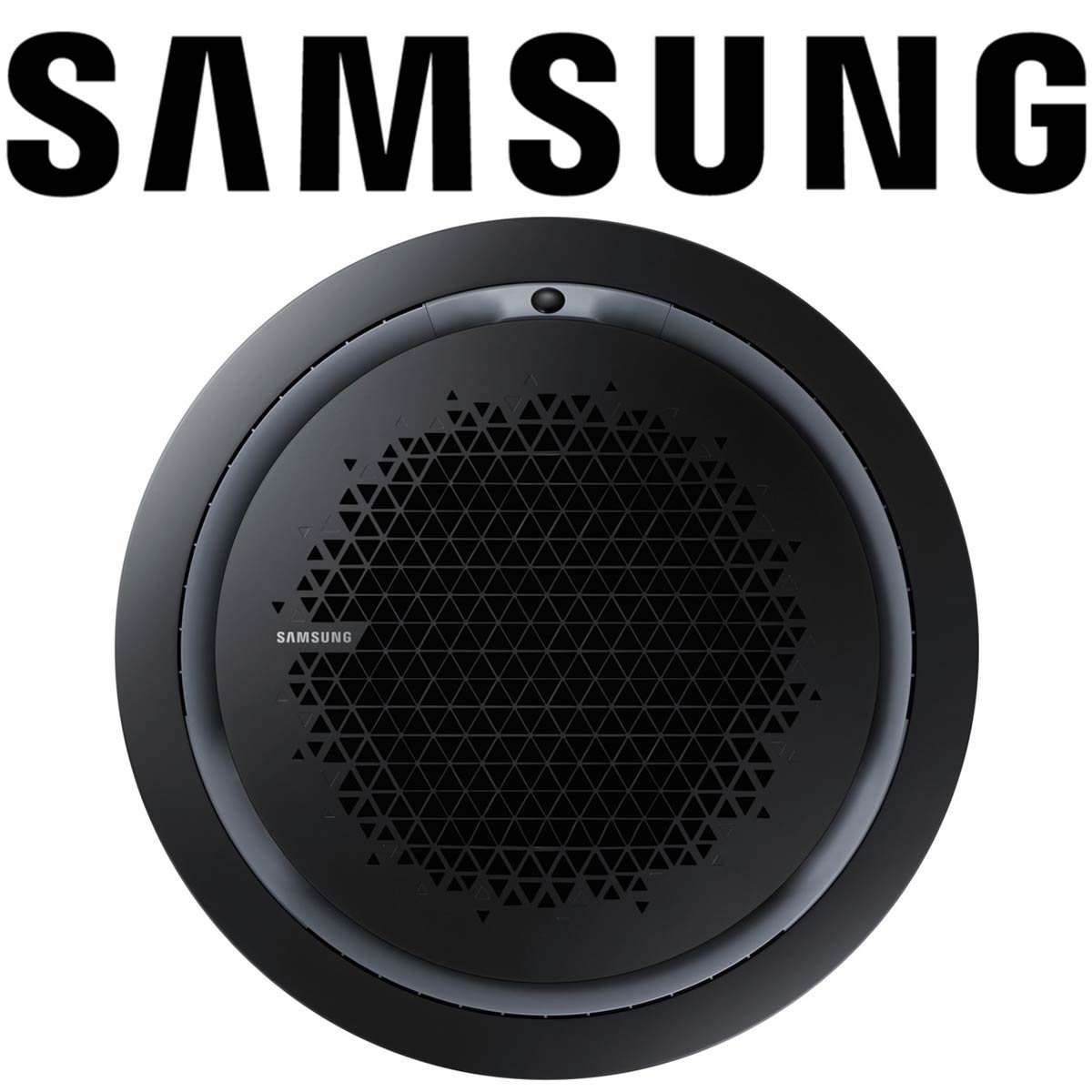 Samsung AC 100 WindFree 360° Kassette & Paneel rund schwarz 10 kW... 1 Samsung AC 100 WindFree 360° Kassette & Paneel rund schwarz 10 kW...