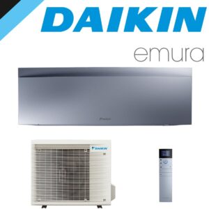 DAIKIN Emura 3 5,0 kW Singlesplit Set | Silber | FTXJ50AS + RXJ50A""