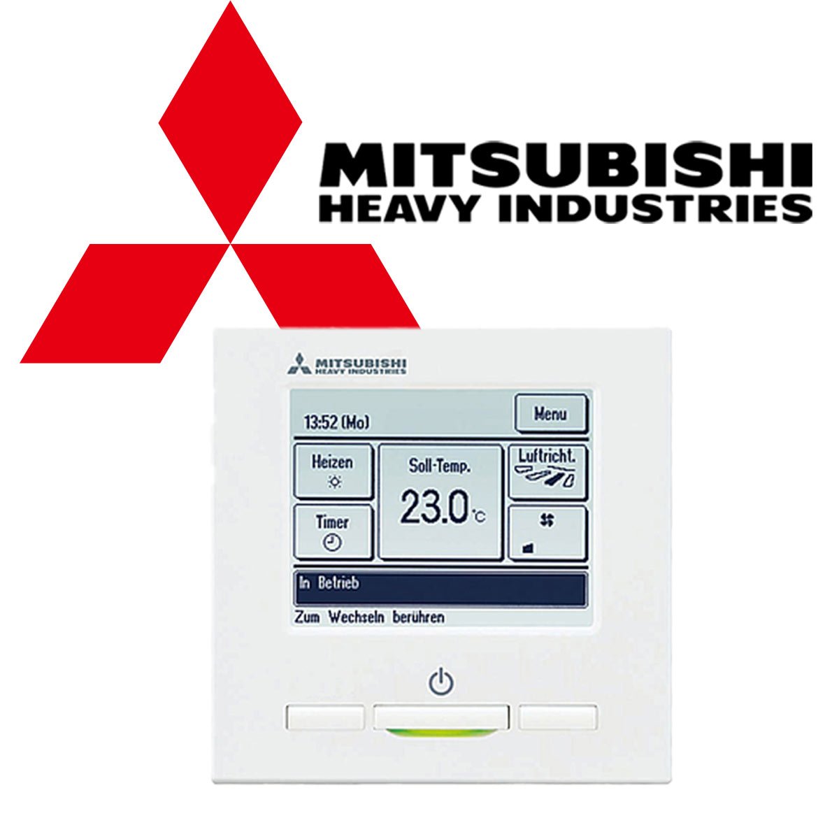 Mitsubishi Heavy Touch-Kabelfernbedienung RC-EX3A"" 1 Mitsubishi Heavy Touch-Kabelfernbedienung RC-EX3A""